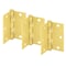 Prime-Line Door Hinge Commercial Smooth Pivot, 3-1/2 in. x 3-1/2 in. w/ Square Corners, Satin Brass 3 Pack U 1156263 - alternate 7